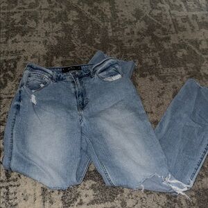 Hollister Light Blue 90s Straight Leg Jeans